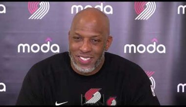 Chauncey Billups Postgame Interview | Portland Trail Blazers 115, Detroit Pistons 118