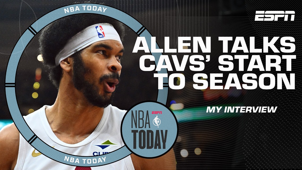 My Interview with Jarrett Allen: Cavs’ hot start, chemistry with Evan Mobley & fashion | NBA Today
