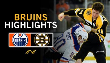 Bruins Highlights: Boston Takes on Edmonton Before Florida Trip