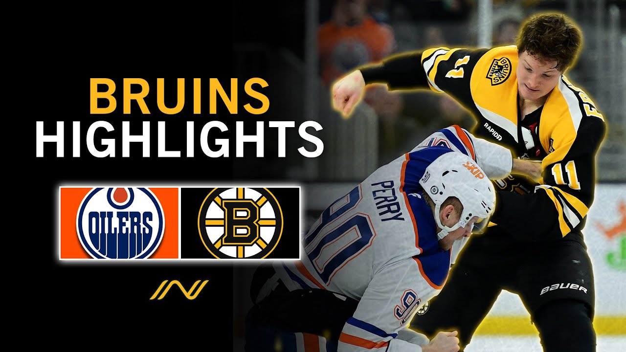 Bruins Highlights: Boston Takes on Edmonton Before Florida Trip