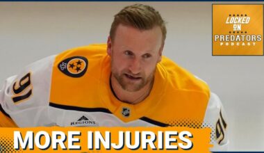 Nashville Predators Lose Steven Stamkos, Luke Evangelista to Injury In Loss to Winnipeg Jets