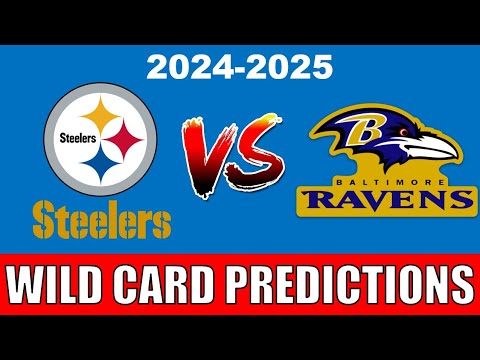 Pittsburgh Steelers vs Baltimore Ravens Wild Card Weekend Predictions!