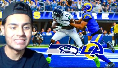 DK METCALF!! SEAHAWKS VS RAMS REACTION HIGHLIGHTS!!