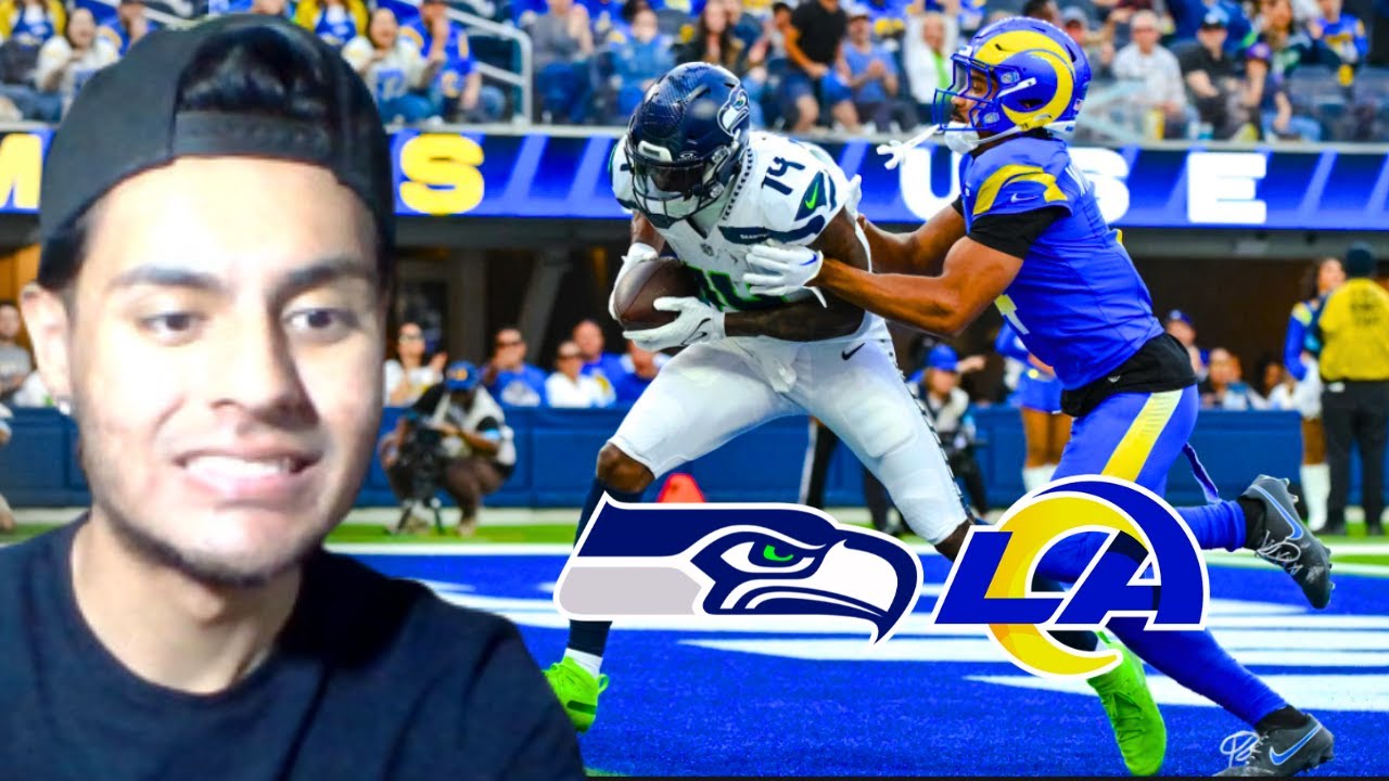 DK METCALF!! SEAHAWKS VS RAMS REACTION HIGHLIGHTS!!