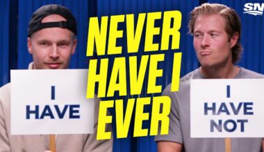 Vancouver Canucks Play 'Never Have I Ever'