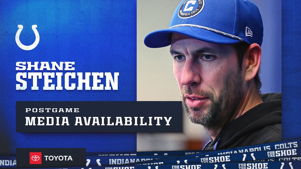 Shane Steichen Postgame Press Conference: Week 18 vs. Jaguars