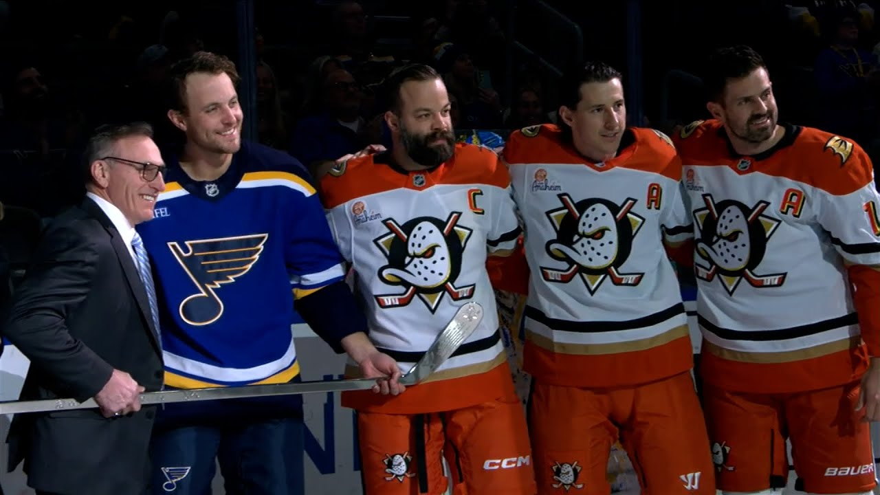 Blues celebrate Cam Fowler's 1,000th NHL game