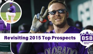 Are the Colorado Rockies a Draft and Development organization? A look at the Top Prospects in 2015