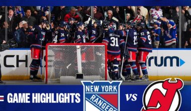 GAME HIGHLIGHTS | 2024-25: New York Rangers vs New Jersey Devils (1/9/25)