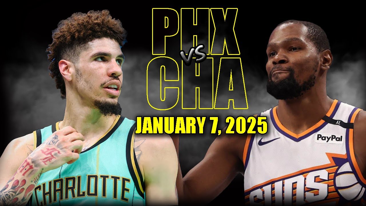 Phoenix Suns vs Charlotte Hornets Full Game Highlights - January 7, 2025 | NBA Regular Season