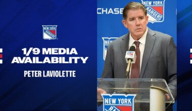 NYR vs NJD: Peter Laviolette Postgame Media Availability | January 9, 2025