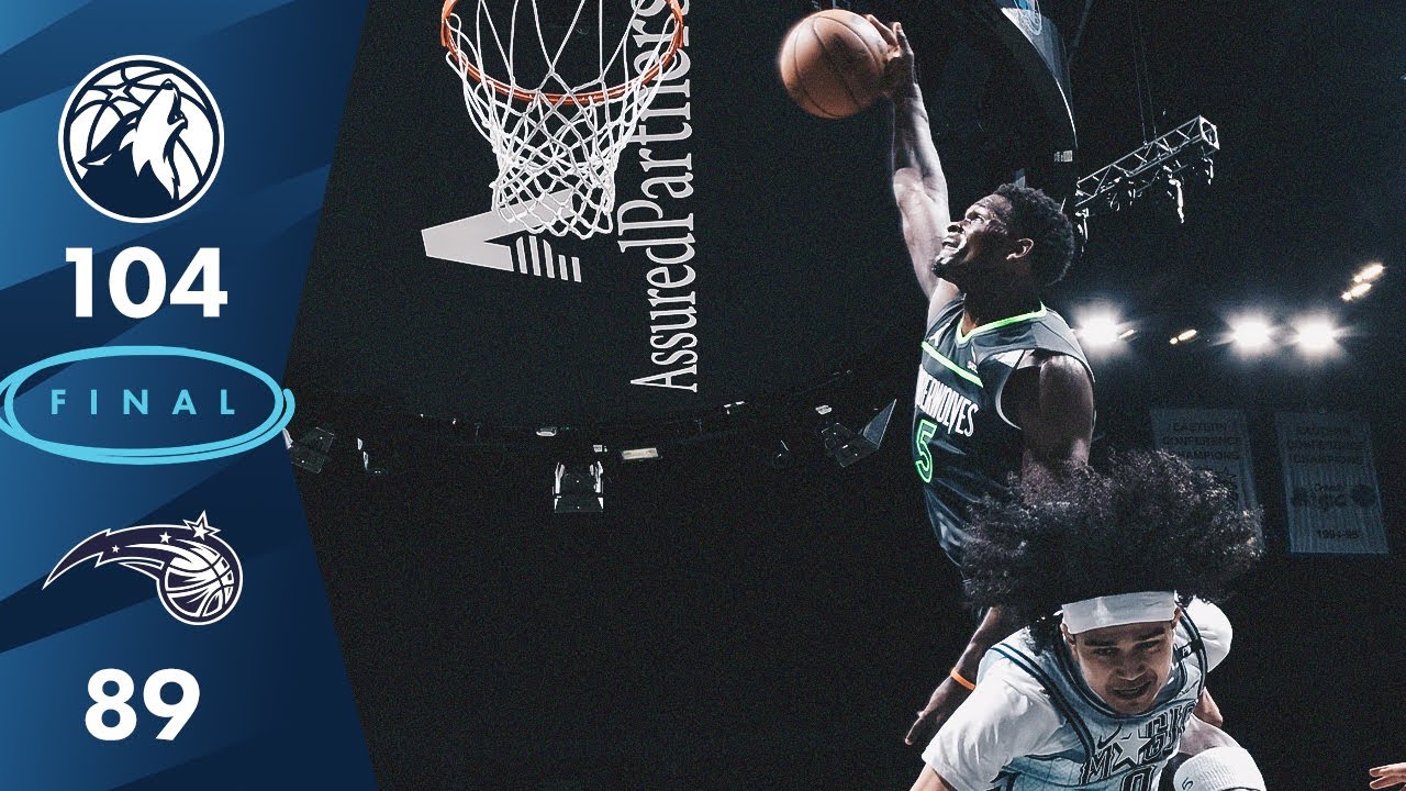 Minnesota Timberwolves Defeat Orlando Magic 104-89 | 01.09.25