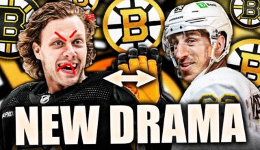 BRUINS LOCKER ROOM DISASTER: DAVID PASTRNAK PISSED OFF @ BRAD MARCHAND