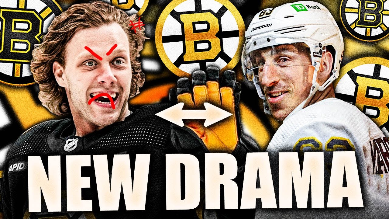 BRUINS LOCKER ROOM DISASTER: DAVID PASTRNAK PISSED OFF @ BRAD MARCHAND