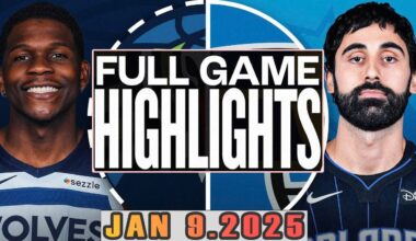 Minnesota Timberwolves Vs Orlando Magic Full Game Jan 09,2025 NBA Season 2024-25