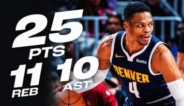 Russell Westbrook's 25-PT TRIPLE-DOUBLE vs Nets! | January 10, 2025