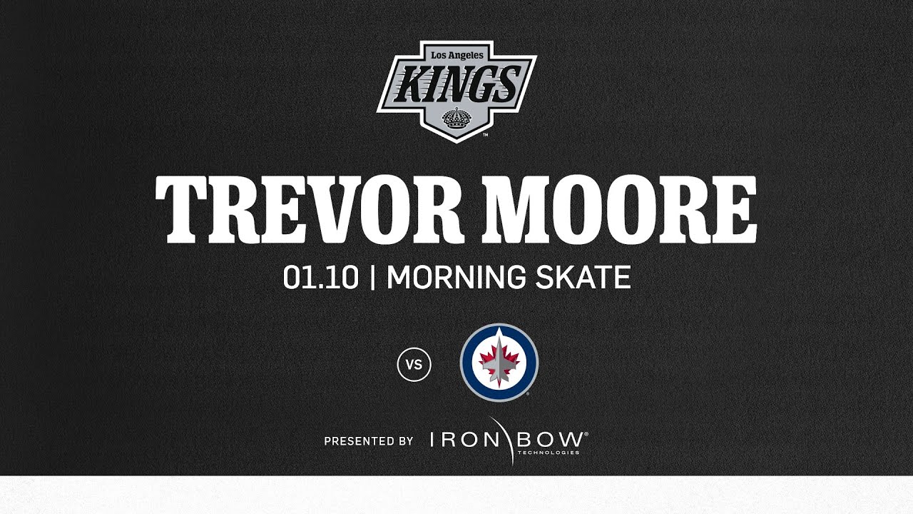 Forward Trevor Moore | 01.10.25 LA Kings Morning Skate ahead of Game Against Winnipeg Jets