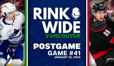 RINK WIDE POST-GAME: Vancouver Canucks at Carolina Hurricanes | Game 41 - Jan. 10, 2025