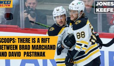 Scoop: David Pastrnak has told the Bruins he doesn't want to play with Brad Marchand | Jones & Keefe