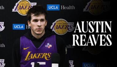 Austin Reaves talks with media about LA wildfires