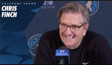 “We Have A Better Rhythm To What We’re Doing.” | Chris Finch Post Game Sound | 1.9.25