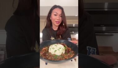 NOLA gameday gumbo 🍛 @cassyeungmoney