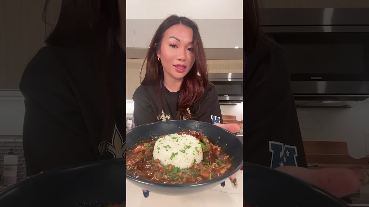 NOLA gameday gumbo 🍛 @cassyeungmoney