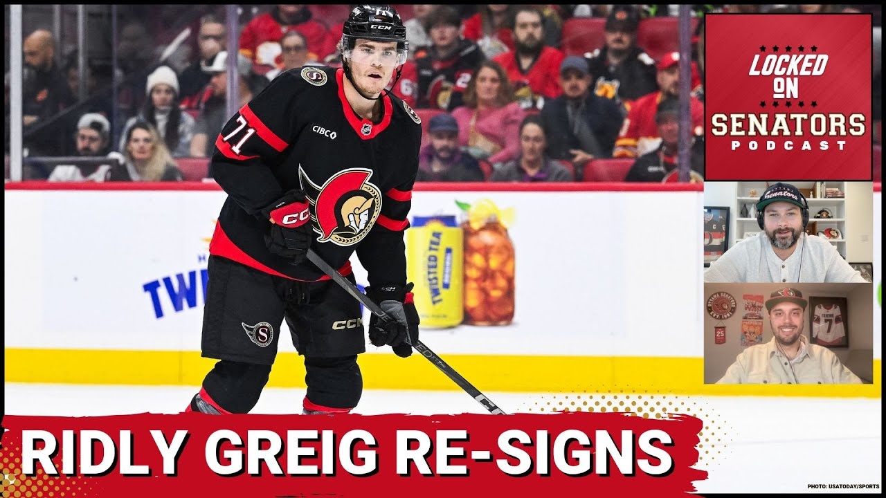 Ottawa Senators Sign Ridly Greig To 4-Year Contract Extension