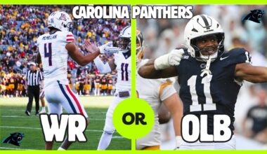 WR or Defense? Who Should the Panthers Draft at #8