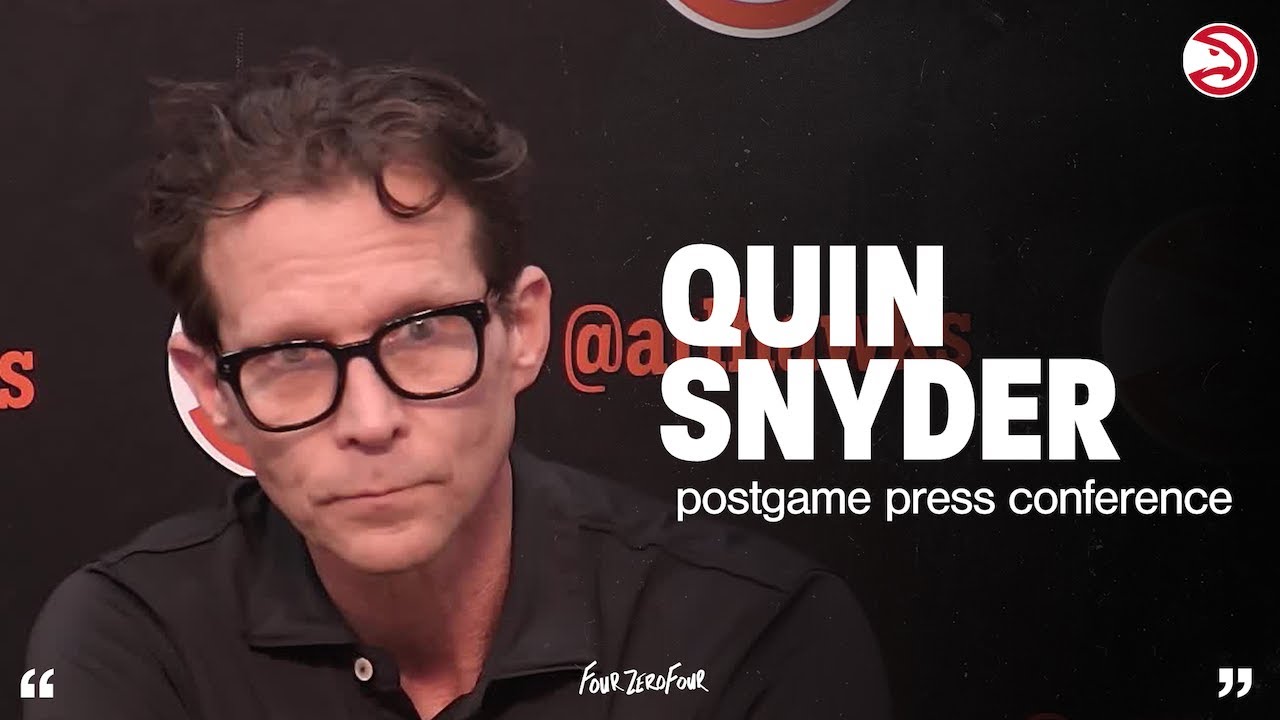 Hawks vs. Suns Postgame Press Conference: Quin Snyder
