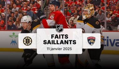 Bruins vs Panthers 11/1/25 | Faits saillants