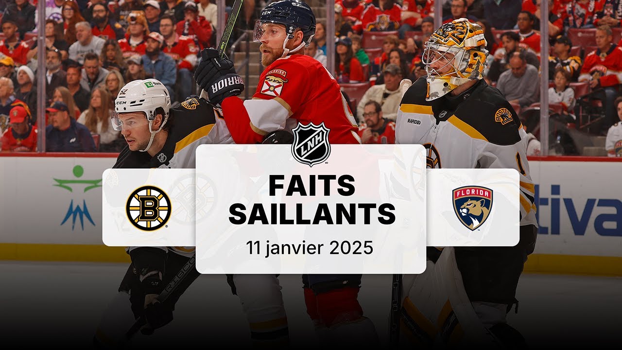 Bruins vs Panthers 11/1/25 | Faits saillants