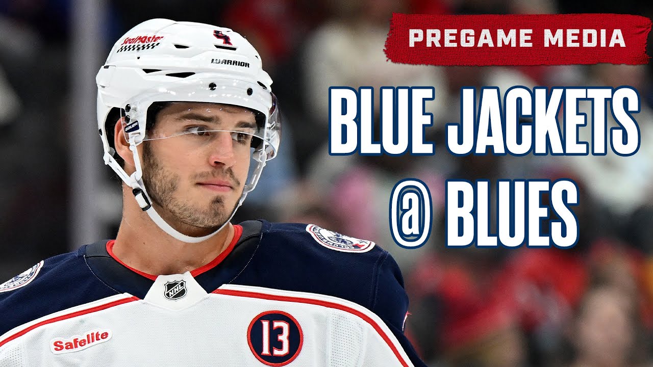 Cole Sillinger is BACK and Jet Gets The Start in Net 😤 Blue Jackets @ Blues | Pregame Media