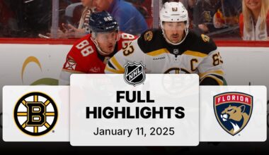 NHL Highlights | Bruins vs. Panthers | January 11, 2025
