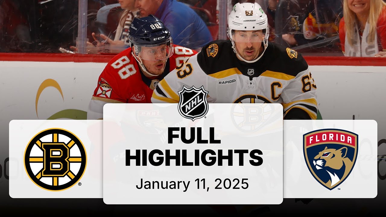 NHL Highlights | Bruins vs. Panthers | January 11, 2025