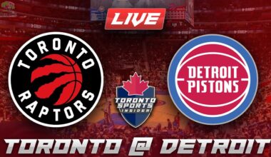 Toronto Raptors vs Detroit Pistons LIVE Stream Game Audio | NBA LIVE Stream Gamecast & Chat