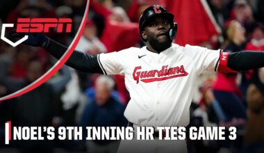 Jhonkensy Noel’s 2-out HOME RUN sends ALCS Game 3 to extras | ESPN MLB