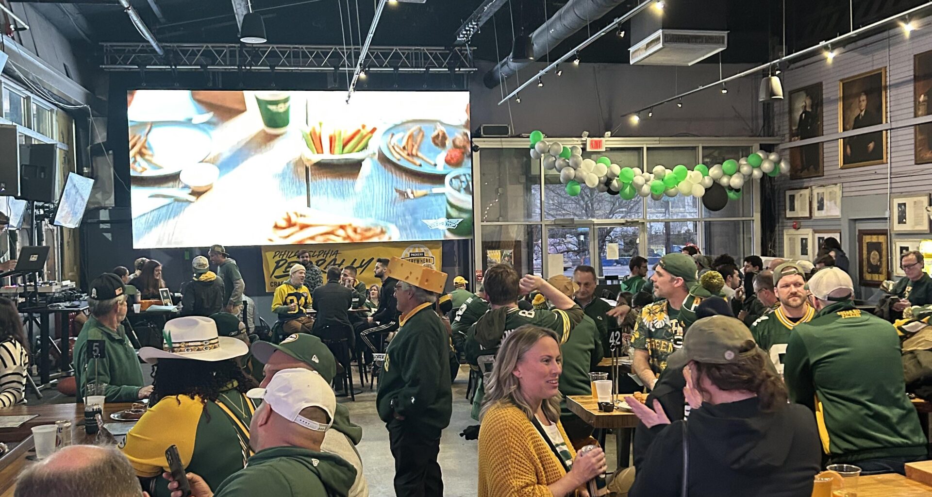 We’re here. Philadelphia take over. Go pack go