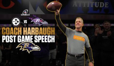 John Harbaugh Hands Out Game Balls After Ravens' Wild-Card Win Over Steelers | Baltimore Ravens