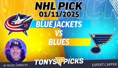Columbus Blue Jackets vs St Louis Blues 1/11/25 NHL Pick Prediction