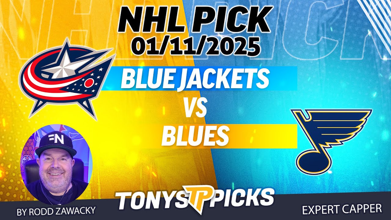 Columbus Blue Jackets vs St Louis Blues 1/11/25 NHL Pick Prediction