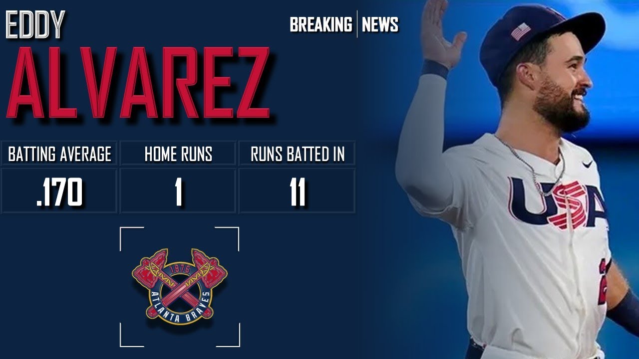 𝐁𝐑𝐄𝐀𝐊𝐈𝐍𝐆 𝐍𝐄𝐖𝐒: Atlanta Braves Sign Eddy Alvarez To Minor League Deal | 2024 MLB Offseason