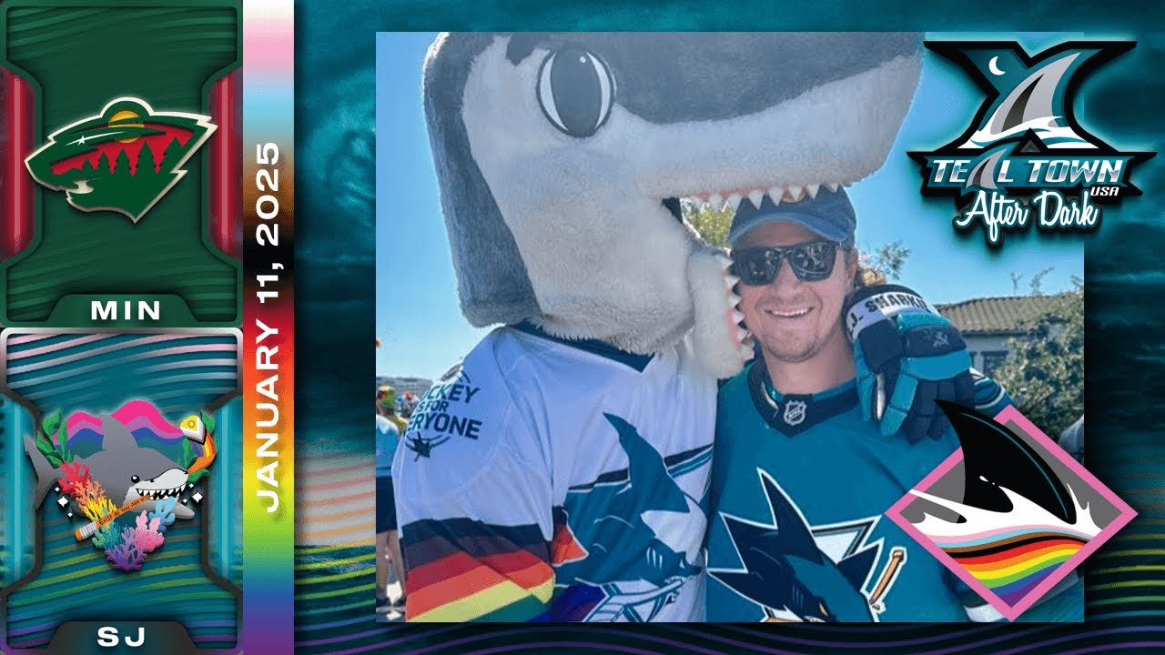 San Jose Sharks vs Minnesota Wild - 1/11/2025 - Teal Town USA After Dark (Postgame)
