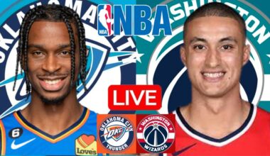 LIVE: OKLAHOMA CITY THUNDER vs WASHINGTON WIZARDS | NBA | PLAY BY PLAY | SCOREBOARD