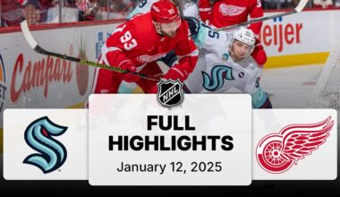 NHL Highlights | Kraken vs. Red Wings - January 12, 2025