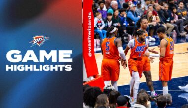 OKC Thunder at Washington Wizards | Game Highlights | January 12, 2025
