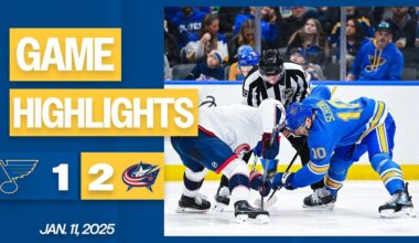Game Highlights: Blues 1, Blue Jackets 2