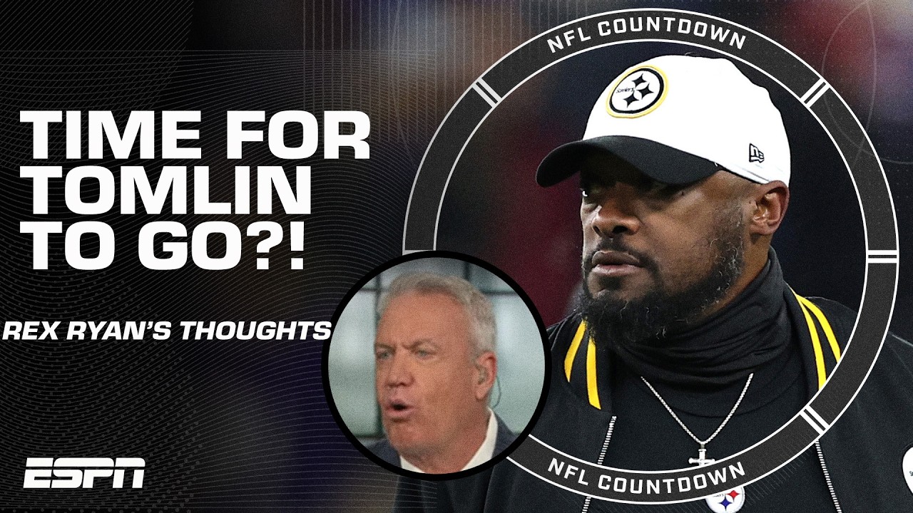 'GIMME A BREAK!' 🙄 Rex Ryan says Mike Tomlin is GOING NOWHERE despite Steelers' loss | NFL Countdown