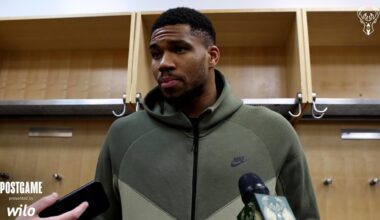 Giannis Antetokounmpo Postgame Media Availability | 01.12.25