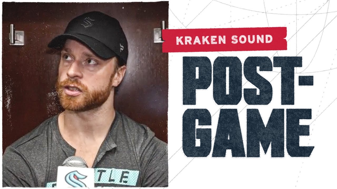 Postgame Sound | Coach Bylsma, Adam Larsson & Jaden Schwartz | Jan. 12, 2025